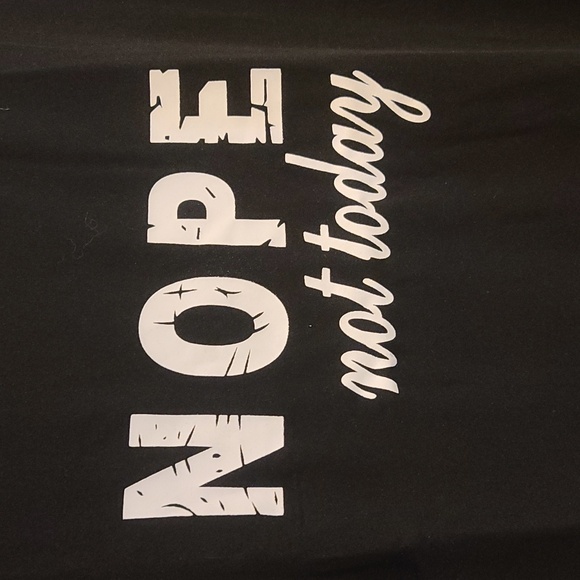 Nope Not Today Nightshirt or Long Top NWT - Picture 6 of 7